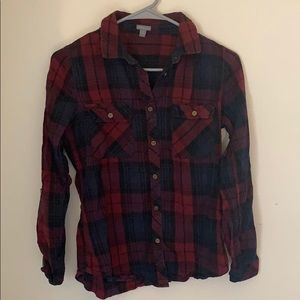 Multicolored flannel